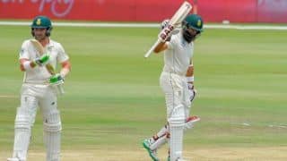 Elgar and Amla guide South Africa to victory in opening Test